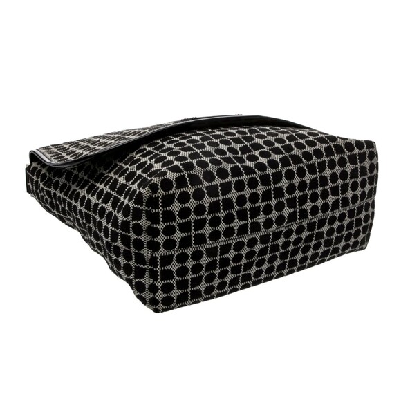 Y2K Kate Spade Classic Noel Dot Messenger Baby Diaper Bag Brown Stripe Weekender - Picture 11 of 12